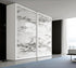 Safiyya Wallpaper Marble Contact Paper Granite Wallpaper Peel and Stick Modern Adhesive Removable Wallpaper White and Grey Contact Paper for Count...