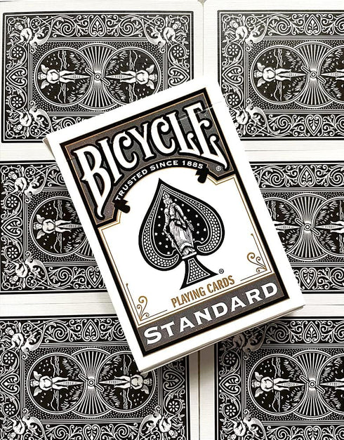 Bicycle Black Playing Cards, Standard Index, 1 Deck...