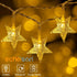 echosari Star String Lights Battery Operated, Auto Timer LED Star Fairy String Lights 158IN with 8 Modes for Kid Room Bedroom Party Garden Wedding...