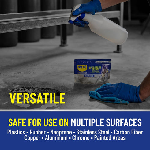 WD-40 Specialist Degreaser and Cleaner EZ-PODS, Customizable Industrial-Strength Concentrate, Multi-Surface Cleaning Solution, 1-Pack of 20 PODS...