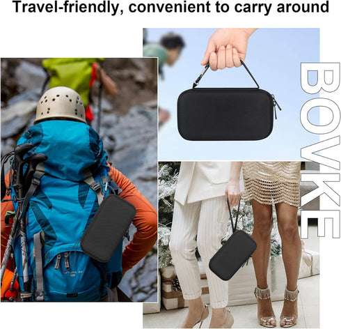 BOVKE Carrying Speaker Case for Tribit StormBox Flow Bluetooth Portable Speaker, Extra Mesh Pocket for Bluetooth Speakers Charger, Charging Cables...