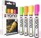 Marabu YONO Neon Paint Markers - Unleash Your Creativity with Our Versatile Set of 4 Acrylic Paint Pens for Any Surface...