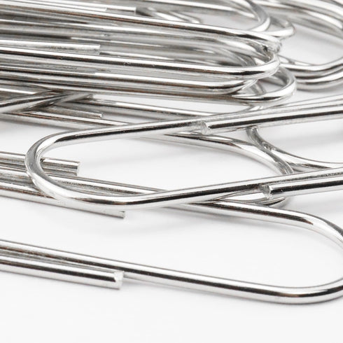 4 Inch Large Paper Clips 35 Pcs Brightly Colored Silver Rust Resistant and Bend Proof Smooth Finish Large Jumbo Paperclips for Office School Docum...