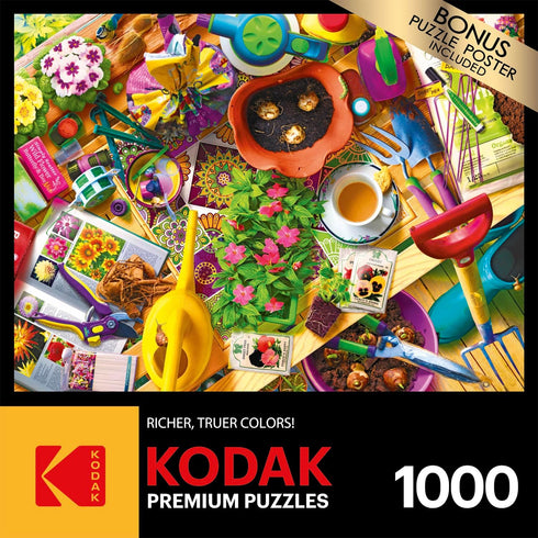 RoseArt - Kodak Premium - Inside The Gardener's Shed - 1000 Piece Jigsaw Puzzle for Adults...