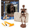 Geoworld Cave Man Skeleton Excavation Kit – Assemble an 8-Inch Neanderthal Model – Perfect STEM Activity for Kids Aged 6+, Brown...