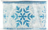 MEEDEE Blue Snowflake Ribbon White Ribbon with Blue Glitter Snowflake Ribbon 2.5 Inch Christmas Wired Ribbon for Winter Holiday Decor, Christmas T...