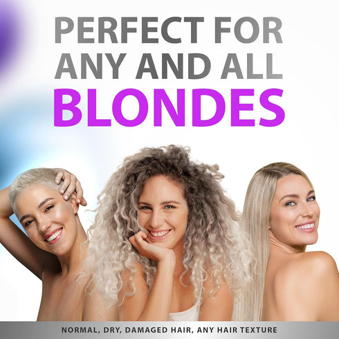 SUNATORIA NEW Keratin Purple Hair Mask- Blonde Hair Purple Toner - Repair & Nourishment Treatment for Bleached, Brassy Hair - No Yellow Tones - De...