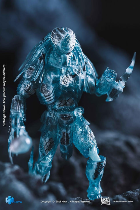 Hiya Toys Exquisite Mini Series 1/18 Scale 5 Inch AVP Active Camouflage Chopper Action Figure...