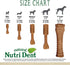 Nylabone Nutri Dent Dog Dental Chews - Natural Dog Teeth Cleaning & Breath Freshener - Dental Treats for Dogs - Filet Mignon Flavor, Mini (32 Coun...