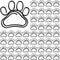 50 Pcs Paw Paper Clips Mini Cute Dog Shape Paper Clips Dog Lover Gifts Cat Paw Paper Clips Fun Paperclips Animal Bookmark for Work School Kids Stu...