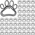 50 Pcs Paw Paper Clips Mini Cute Dog Shape Paper Clips Dog Lover Gifts Cat Paw Paper Clips Fun Paperclips Animal Bookmark for Work School Kids Stu...