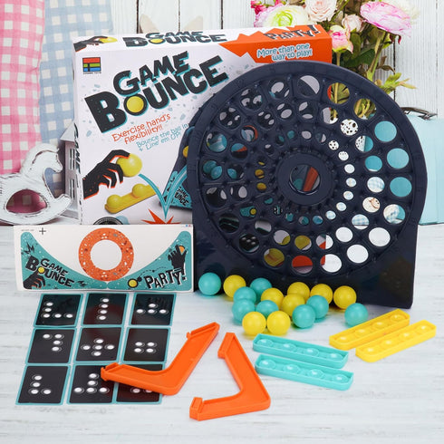Bounce Ball Party Game Table Jumping Ball Toys, Funny Jumping Ball Tabletop Games Family Party Games, Connect Board Games Desktop Bouncing Ball Ad...