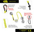 BearTOOLS Tool Lanyard with Buckle Strap – Clip Bungee Cord – Heavy Duty Screw Locking Carabiner – Fall Protection and Safety – Adjustable Loop En...