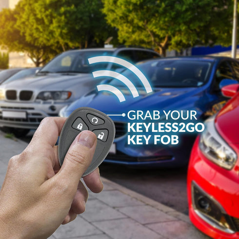 Keyless2Go Replacement for New Keyless Entry with Remote Start Car Key Fob for Select Vehicles with 15114374 KOBGT04A (2 Pack)...