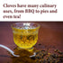 The Spice Way Cloves - whole (4 oz)| clove spice, for many savory dishes and even tea...
