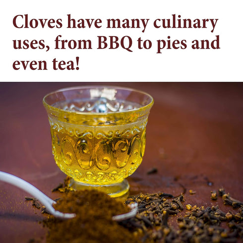 The Spice Way Cloves - ground (4 oz) clove powder or clove spice, for many savory dishes and even ground cloves tea...