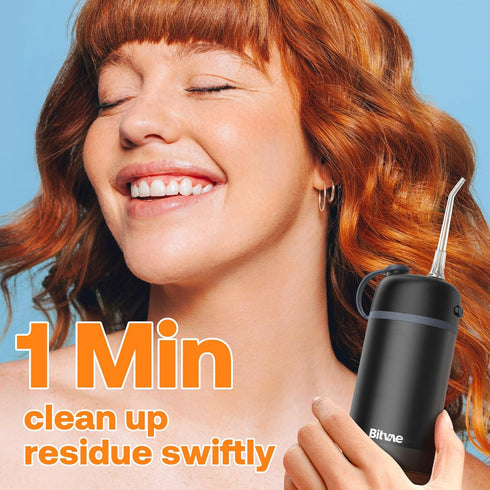 Bitvae P1 Portable Water Flosser for Teeth, Travel Water Flosser Teeth Picks, Cordless Mini Water Dental Flosser with Telescopic Water Tank, IPX7 ...