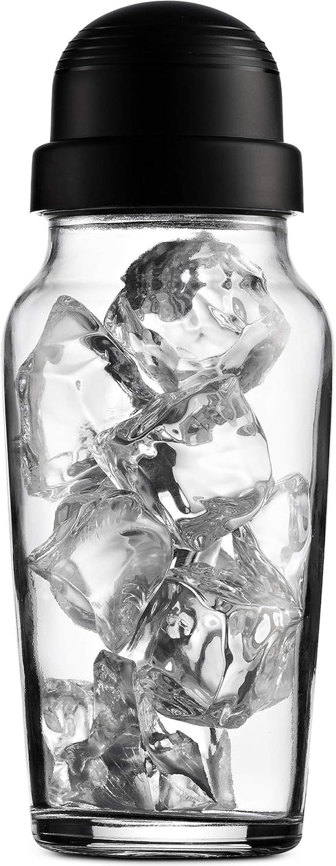 Godinger Cocktail Shaker, Martini Shaker, Italian Made Glass Bar Shaker, 19oz...