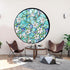 Coavas Decorative Window Privacy Film, Heat Control Sun Blocking Stained Glass Window Film, Floral Design Static Cling, Non Adhesive Windows Tint ...