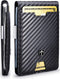 TRAVANDO Mens Slim Wallet with Money Clip AUSTIN RFID Blocking Bifold Credit Card Holder for Men with Gift Box (Carbon)...