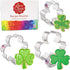 Ann Clark Cookie Cutters Shamrock Cookie Cutters 3-Pc. Set Made in the USA, Mini, Medium, and Large Shamrock...