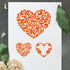 Silk Screen Stencils, Reusable Chalk Stencil Transfer Mesh Stencils for Wood Fabric DIY Home Decor 7pcs set 8.5x11 inch...