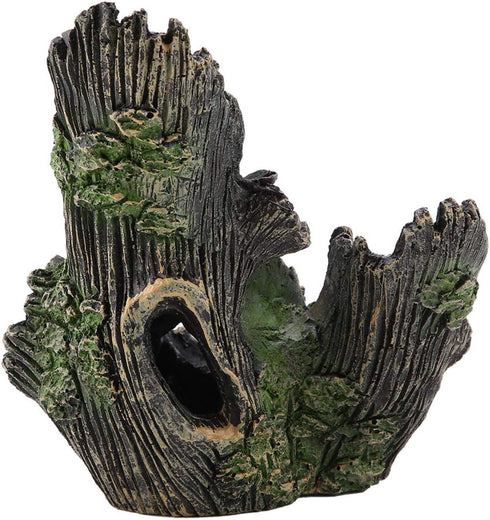 DAUERHAFT Artificial Resin Tree Trunk for Aquarium Driftwood Decoration for Fish Tank Ornaments, Resin Aquarium Accessories(18.00x12.00x21.00)...