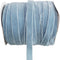 10 Yard Velvet Ribbon Spool, Inlaid with Silver Polyester (Blue, 5/8 in)...