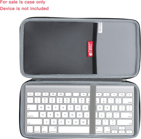 Hermitshell Hard Travel Case for Apple MC184LL/B Wireless Bluetooth Keyboard (Nylon, Black)...