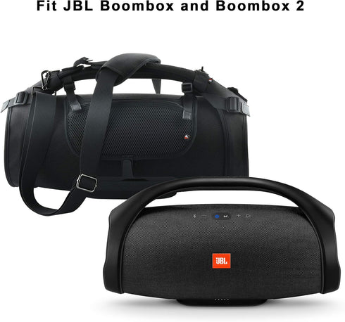 Travel Carrying Strap for JBL Boombox 2-Waterproof Portable Bluetooth Speaker, TXEsign Shoulder Strap with Two Side Covers Travel Carrying Case fo...