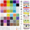 UOONY 7200pcs 48 Colors 4mm Glass Seed Beads for Jewelry Making Kit, Friendship Bracelet Beads, Glass Beads for Bracelets, Beads Set for Charm Nec...