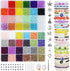 UOONY 7200pcs 48 Colors 4mm Glass Seed Beads for Jewelry Making Kit, Friendship Bracelet Beads, Glass Beads for Bracelets, Beads Set for Charm Nec...