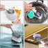 Dishes Scrub Brush Non-Scratch, Soap Dispensing Dish Brush, Dishwand Handle with 2 Refill Dish Brush and 2 Sponge Replacement Heads, Soap Control ...