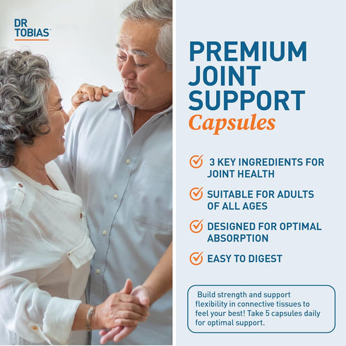 Dr. Tobias Joint Support Supplement with Glucosamine Chondroitin MSM, Supports Joint Health, Function & Flexibility, Extra Strength Joint Suppleme...