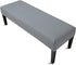 YISUN Jacquard Dining Bench Covers, Stretch Washable Removable Bench Slipcover, Rectangle Bench Seat Protector Cover for Dining Rooms, Living Room...