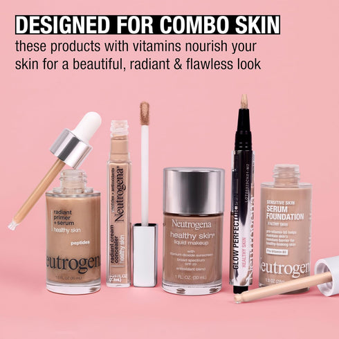 Neutrogena Healthy Skin Glow Perfector Pen, Lightweight Brightening Concealer Pen with Pro-Vitamin B5 & Vitamin E to Brighten Darkness & Dullness ...