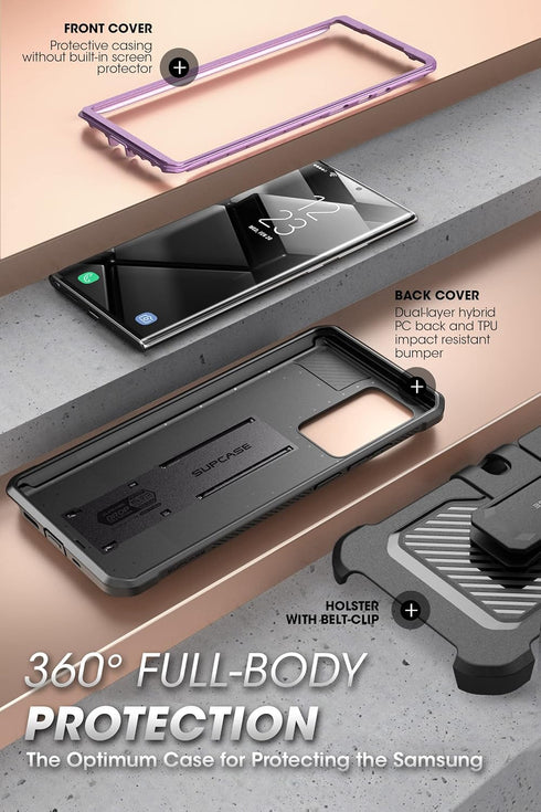 SUPCASE Unicorn Beetle Pro Series Case for Samsung Galaxy Note 20 Ultra (2020 Release), Full-Body Rugged Holster & Kickstand without Built-in Scre...