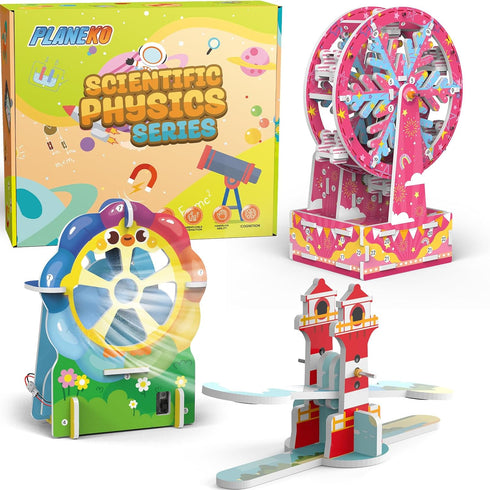 Science Kits for Kids Age 8-12 STEM Projects Activity Craft Kits 3 in 1 Educational Building Kits DIY 3D Puzzles for Kids Science STEM Toys Kits f...