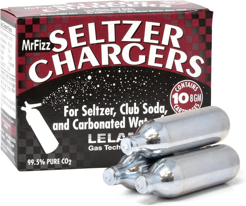 Leland 8-gram CO2 Seltzer Soda Cartridges, 40ct...