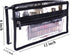 Clear PVC Makeup Bag Transparent Actor Bag Large Cosmetic Organizer Bag Makeup Kits Pouch Travel Make Up Accessories Storage Bag Clear Pencil Pouc...