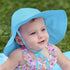 i play. by green sprouts Baby & Toddler Brim Sun Protection Hat | All-day UPF 50+ sun protection for head, neck, & eyes, White, 9-18 Months...