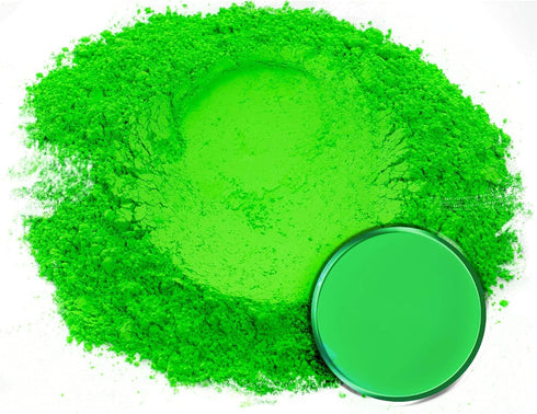 Eye Candy Pigments Premium Mica Powder - UFO Green (25gr) - for Epoxy, Resin, Soap, Paint, Woodworking, Acrylic Pouring, Bath Bombs, Fishing Lures...