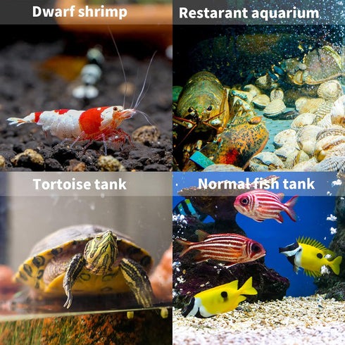 10 Pieces Small Aquarium Filter Bags with Zipper 3 x 8 Inch Fine Filter Media Bags 150 Micra Mesh Bags Reusable Fish Tank Charcoal Filter Bag for ...