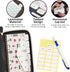 Cash Envelope Wallet All in One Budget System with 12x Tabbed Cash Envelopes, 12x Monthly Budget Cards,1x Yearly budget planner sheet Complete Mon...