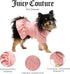 Juicy Couture Pink Leopard Tulle Dog Dress – Pullover Design Puppy Shirt with Elasticated Waistline and Flared Skirt, Doggie Clothes for Convenien...