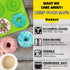 Anaeat 2 Pack Donut Pan Silicone Baking Mold, Just Pop Out! Non-Stick Doughnuts Baking Pans BPA Free for 6 Full-Size Donuts, Muffins, Cake Biscuit...