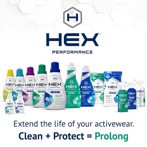 HEX Performance Deodorizing Spray, Fresh & Clean, 12oz (Pack of 2) - Awesome for Shoes, Gear, Activewear & Fabrics, Yoga Mats & Gym Equipment, Car...