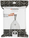 Brabantia PerfectFit Trash Bags (Size M/16 Gal) Thick Plastic Trash Can Liners with Drawstring Handles (40 Bags)...
