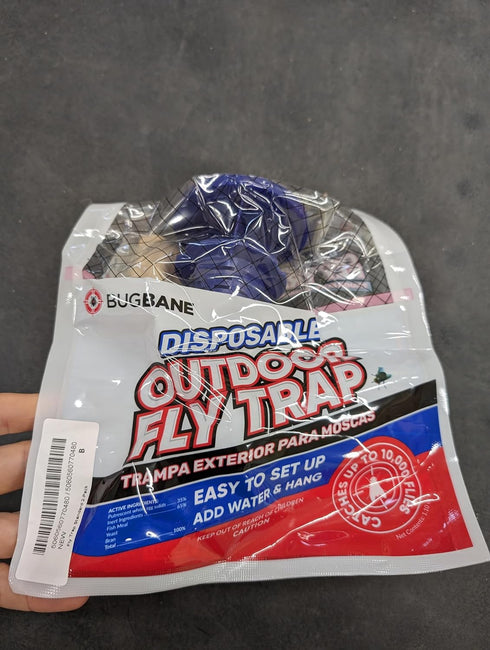 Fly Traps Outdoor Fly Traps. 2 Natural Pre-Baited Fly Bags . Fly Trap Bag Fly Catchers Outdoors. Stable Horse Ranch Fly Trap. Disposable Fly Traps...