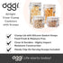 OGGI Clear Canister Airtight 28oz - Clamp Lid & Spoon - Airtight Food Storage Containers, Ideal for Kitchen & Pantry Storage of Bulk, Dry Food Inc...